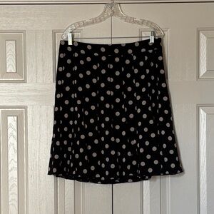 Ann Taylor Polka Dot Flare Skirt